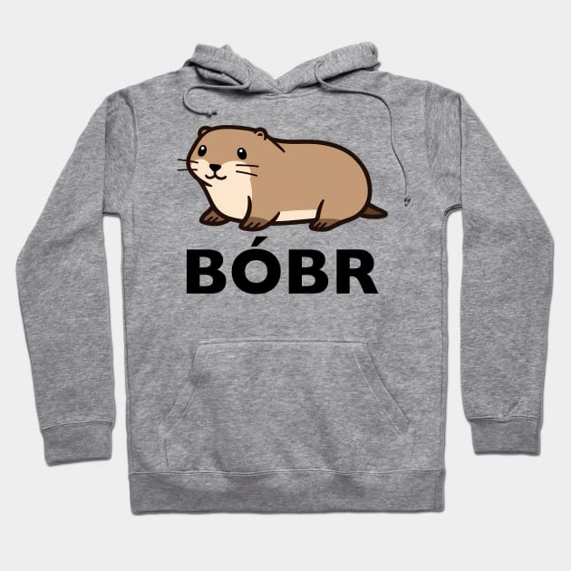 Kawaii Bober - Cute Beaver Hoodie by Seraphine